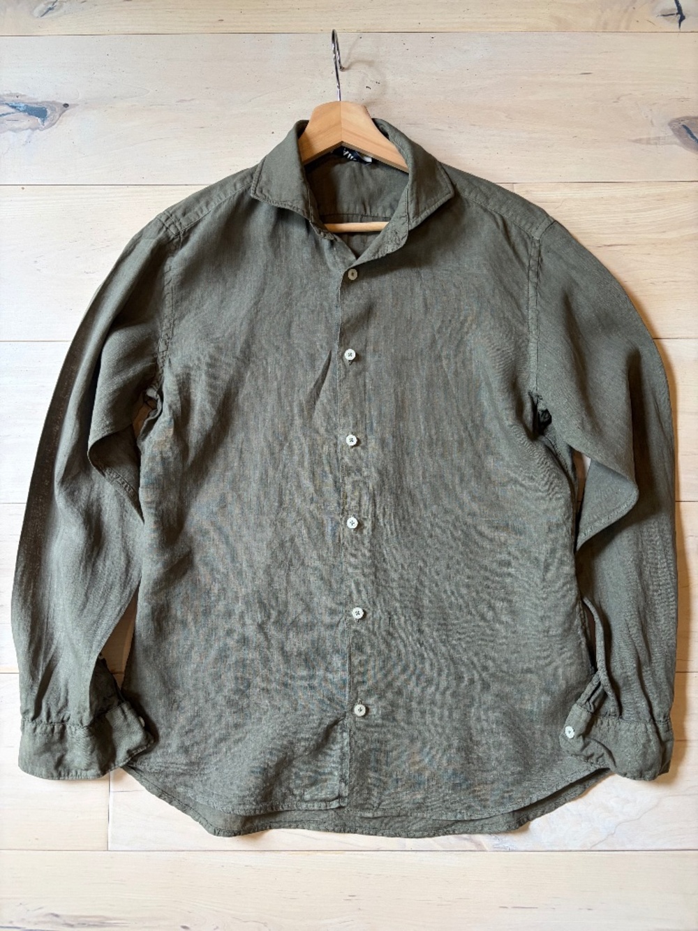 Altea Milano | Mercer Slim-Fit Garment-Dyed Linen Shirt